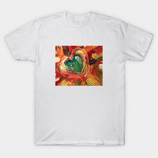 Anahata Blessed Heart Chakra—I love You! T-Shirt by drumweaver